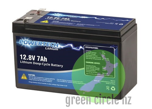 Lithium 12V 7Ah LiFePO4 battery 