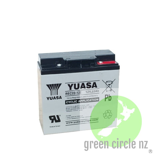 12v Golf Trundler battery Yuasa REC22-12