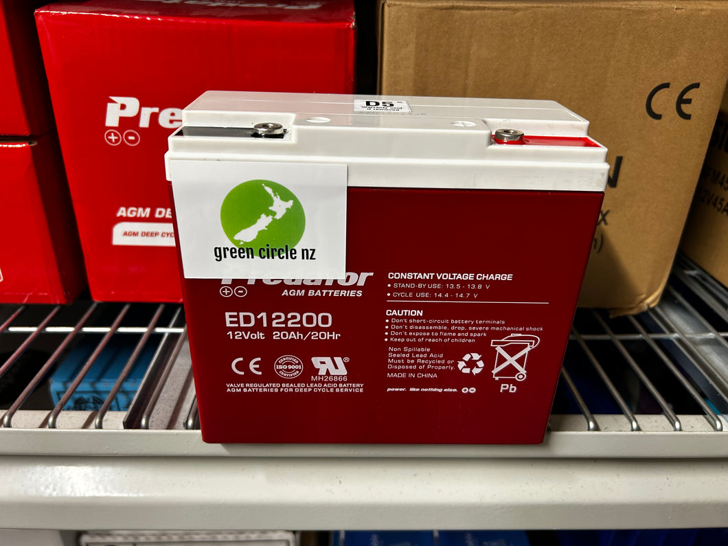 12v 20Ah battery for mobility scooters and Golf trundlers, top quality AGM battery for all your golfing needs. 