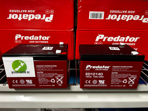 Deep Cycle AGM battery for Mobility Scooters and for Kontiki fishing, and replacement Seahorse Winch battery, buy your AGM 12v 14Ah ED12140 battery here 