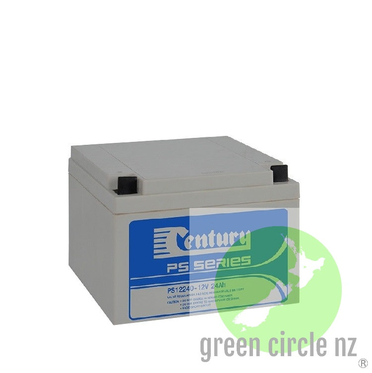 12v 24Ah Fire Alarm battery AGM Century PS12240