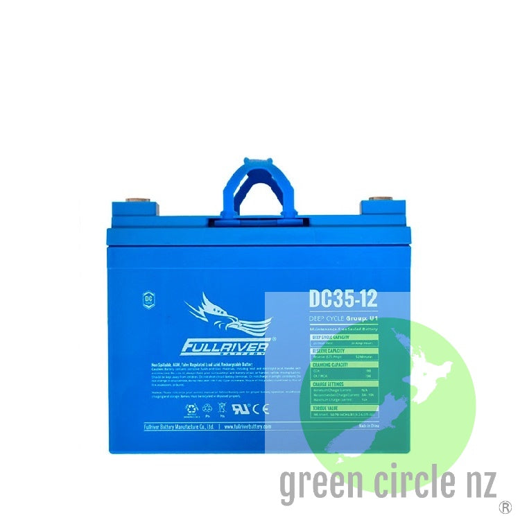 Golf Trundler battery - Full River Deep Cycle battery DC35-12