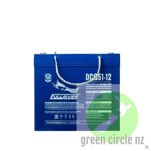 12v 50Ah Mobility Scooter battery GEL DCG50-12 Full River