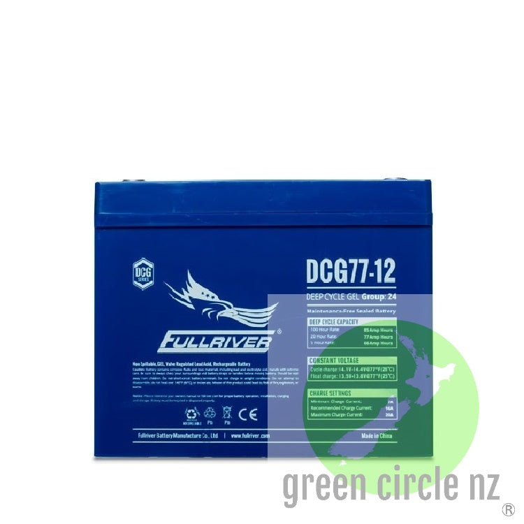 MOBILITY SCOOTER BATTERY 12v 77Ah GEL Full River DCG77-12